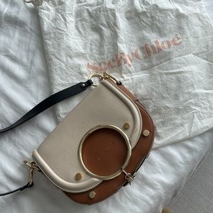 See by Chloe Mara Cross-Body Bi-Color Shoulder Bag